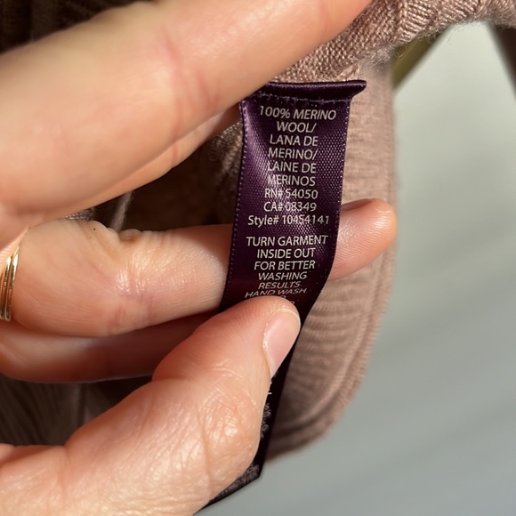 100% Merino Turtleneck Rachel Roy M - Picture 3 of 10